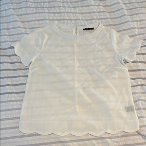 Papaya Ivory Blouse with Textured Finish